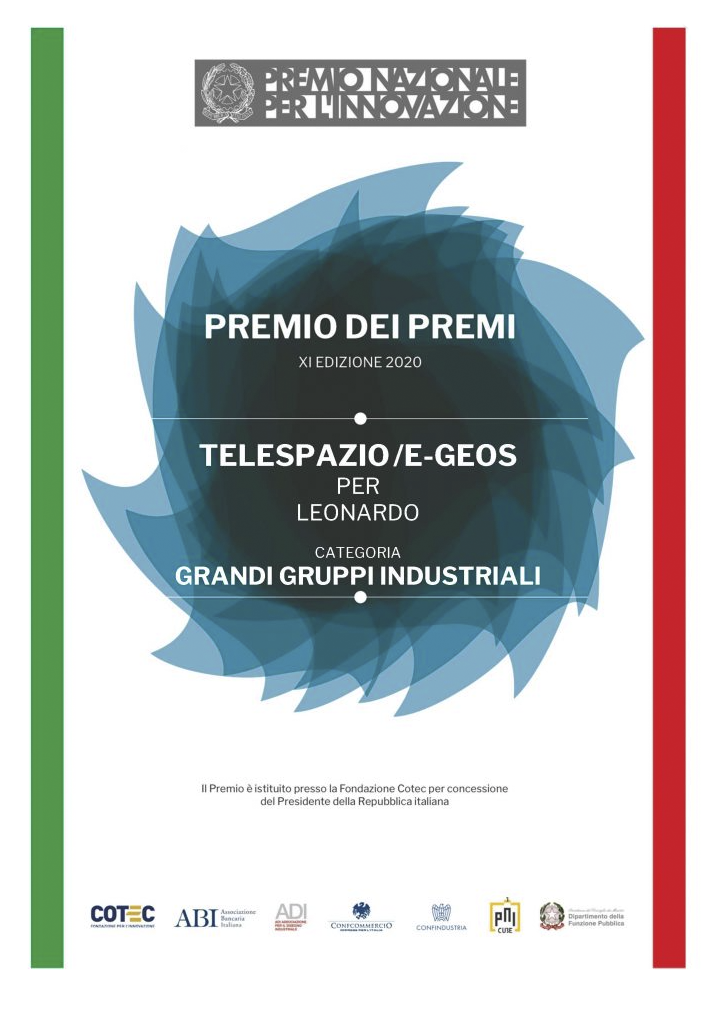 Innovation And Sustainability President Mattarella Awarded The Eff Project By Telespazio And E Geos For Leonardo