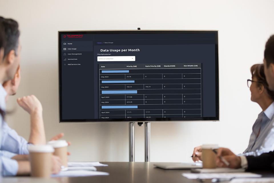 Telespazio dashboard